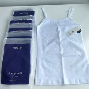 6 Shapermint White Tank Tops - New Never Worn